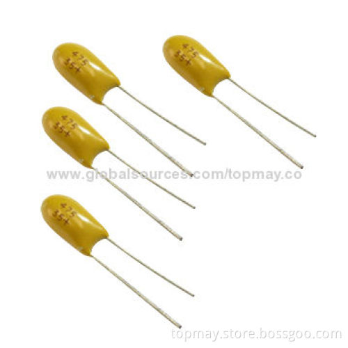 Radial Tantalum Capacitor with Low Current Leakage, Suitable for Military and Computer Applications
